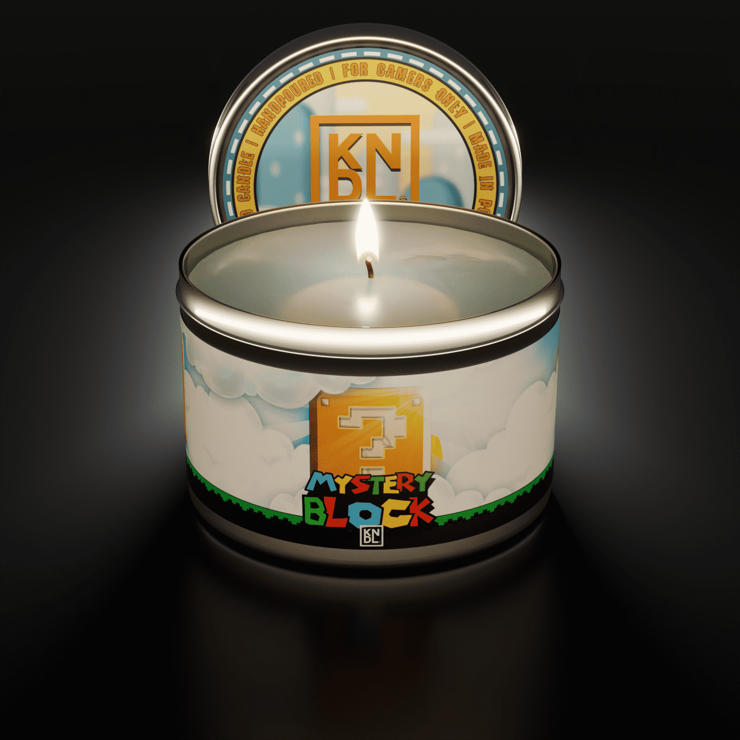 TIN NR 30 | MYSTERY BLOCK | SUPER MARIO INSPIRED SCENTED CANDLE