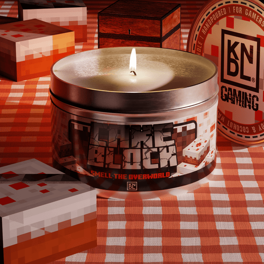TIN NR 03 | CAKE BLOCK | MINECRAFT INSPIRED SCENTED CANDLE