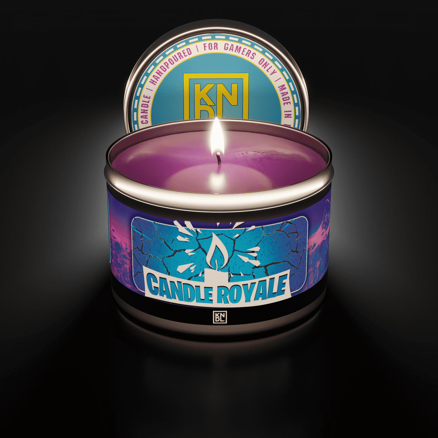 TIN NR 04 | CANDLE ROYALE | FORTNITE INSPIRED SCENTED CANDLE