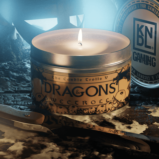 TIN NR 09 | DRAGONS & SWEETROLLS | SKYRIM INSPIRED SCENTED CANDLE
