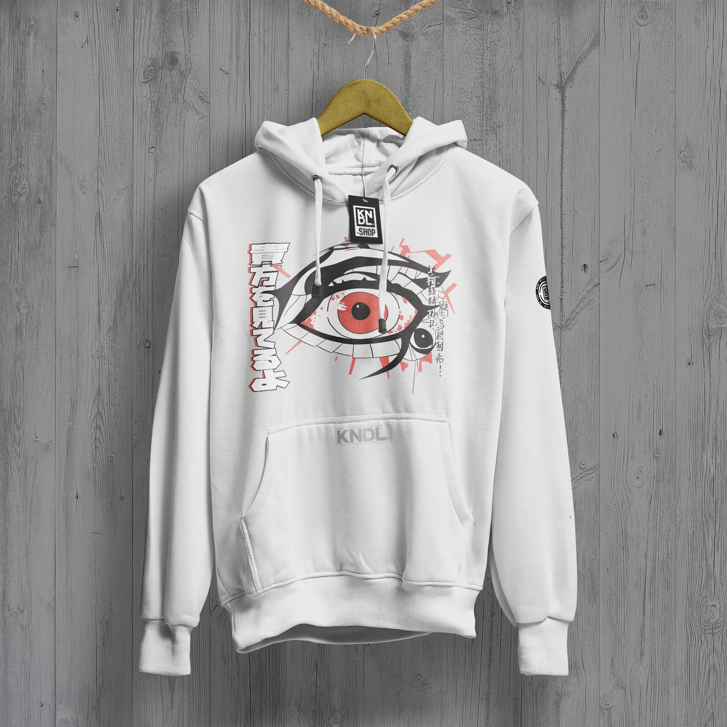 NR 23 | 貴方を見てるよ-WATCHING YOU | INSPIRED BY MANGA - ANIME | UNISEX HOODIE SWEATER | KANGAROO POCKETS | CVC