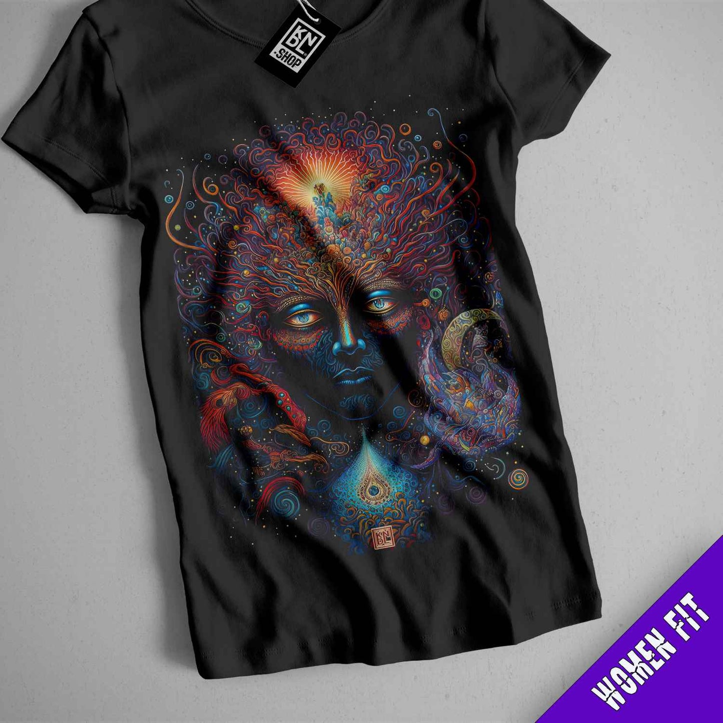 a t - shirt with an image of a woman's face