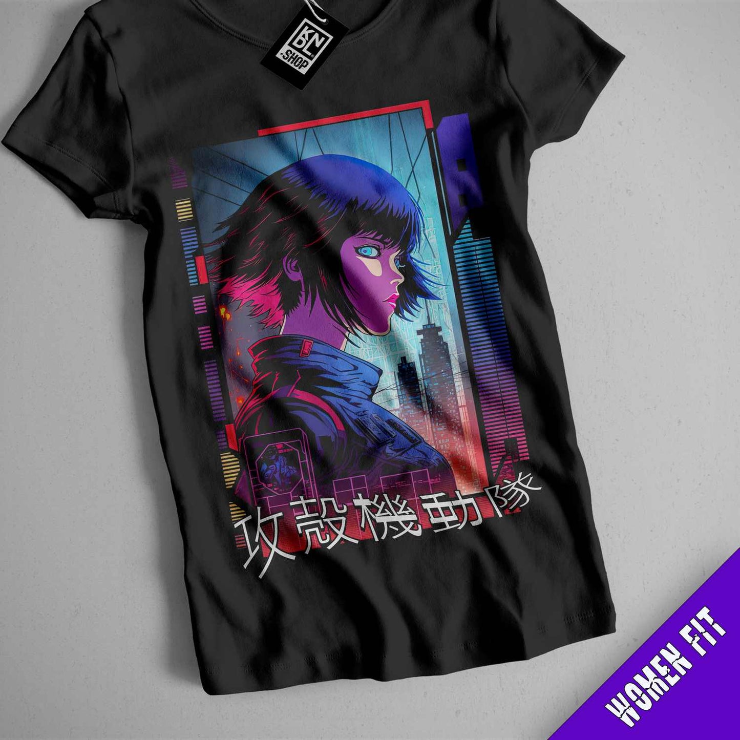 a t - shirt with an anime character on it