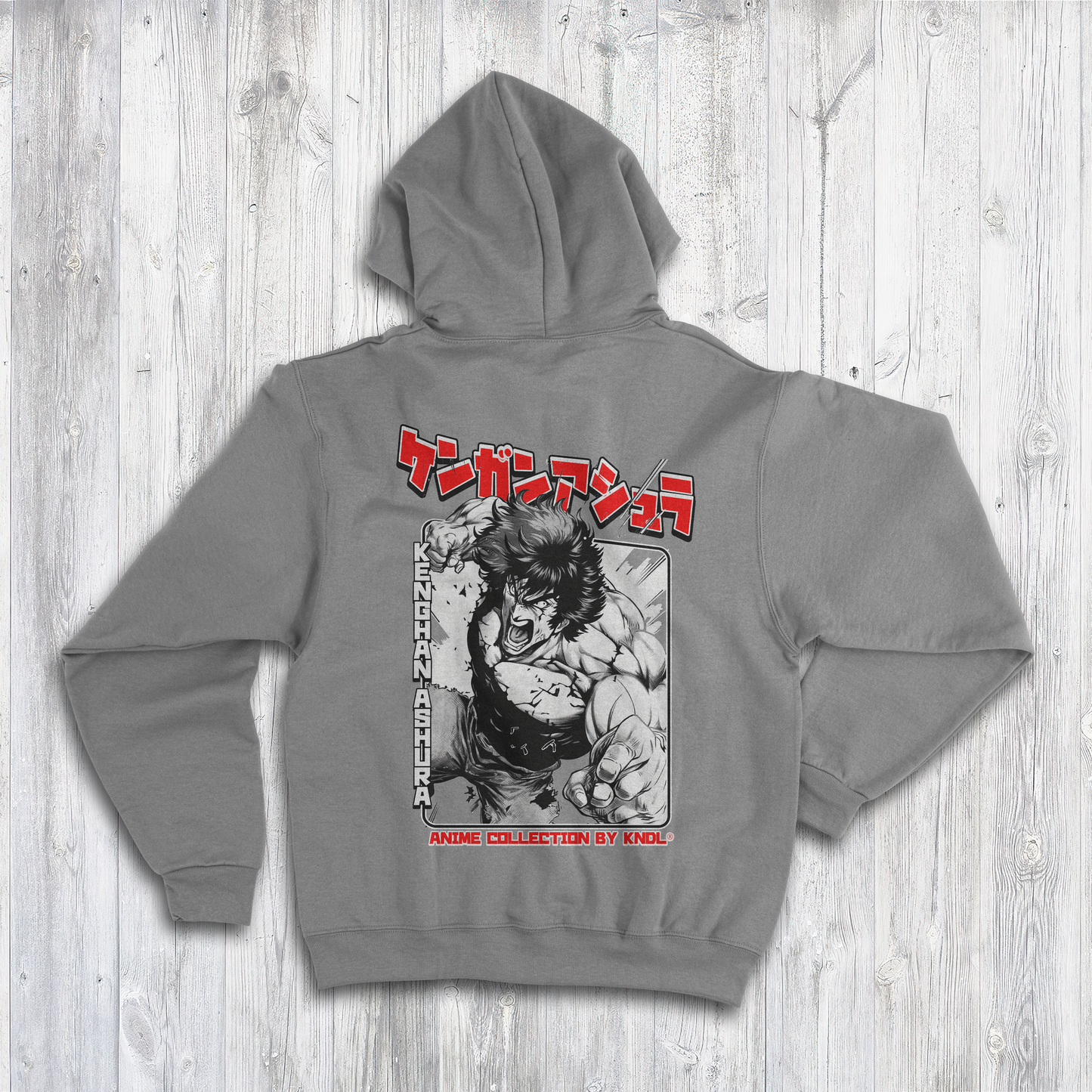 NR 54 | ケンガンアシュラ INSPIRED BY KENGAN ASHURA | UNISEX HOODIE SWEATER | KANGAROO POCKETS | CVC