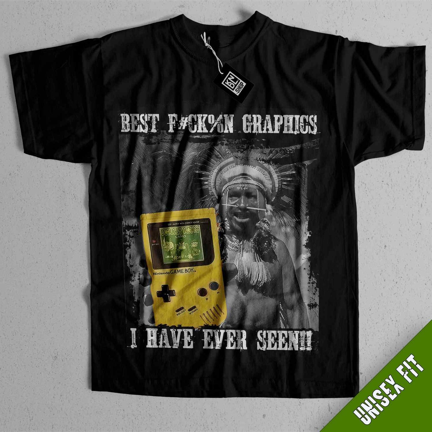 a t - shirt with a picture of an old computer