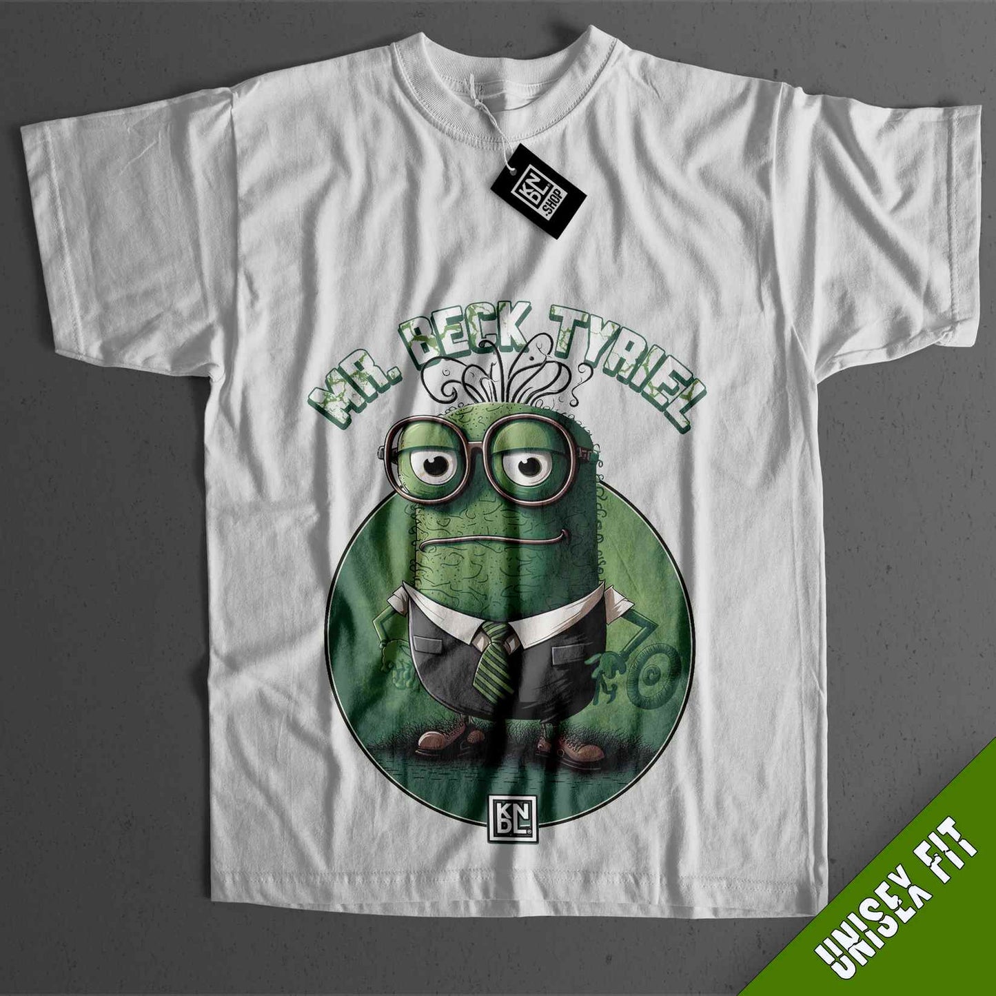 a t - shirt with a cartoon character on it
