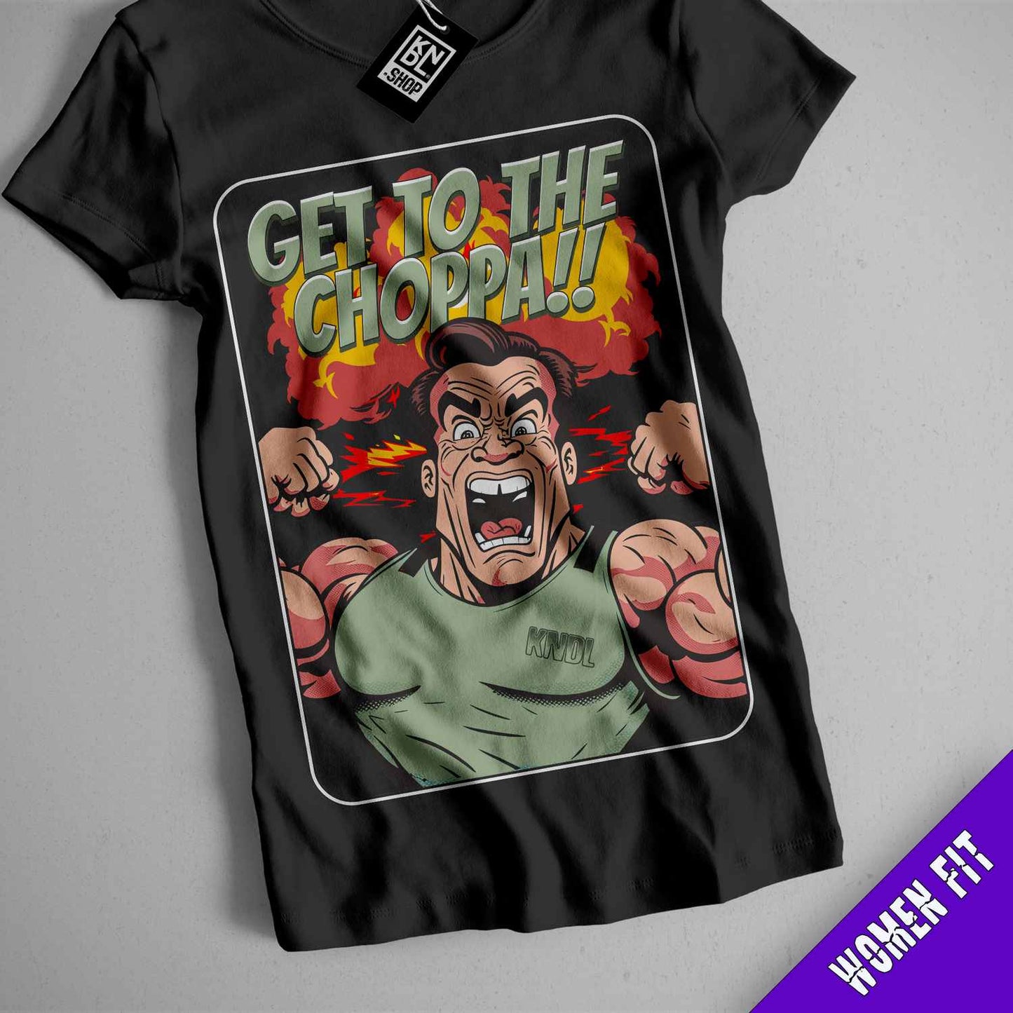 a t - shirt with a cartoon character on it