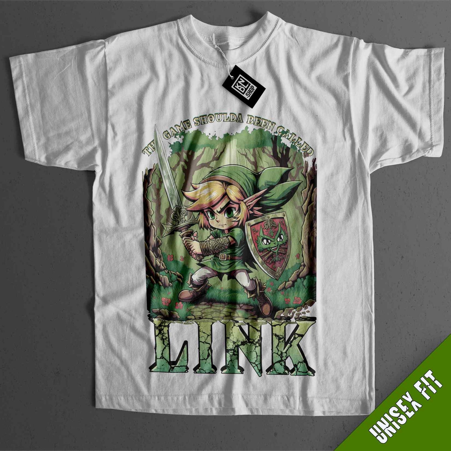 a white shirt with a link link link link link link link link link link link