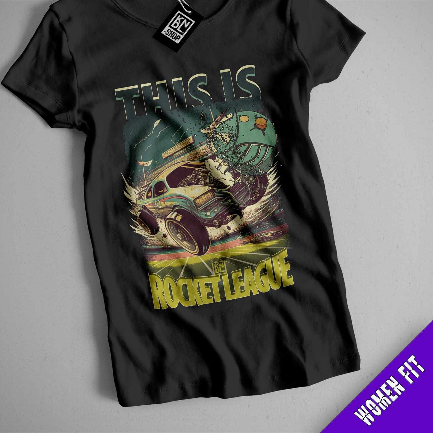this is rocket league t - shirt design