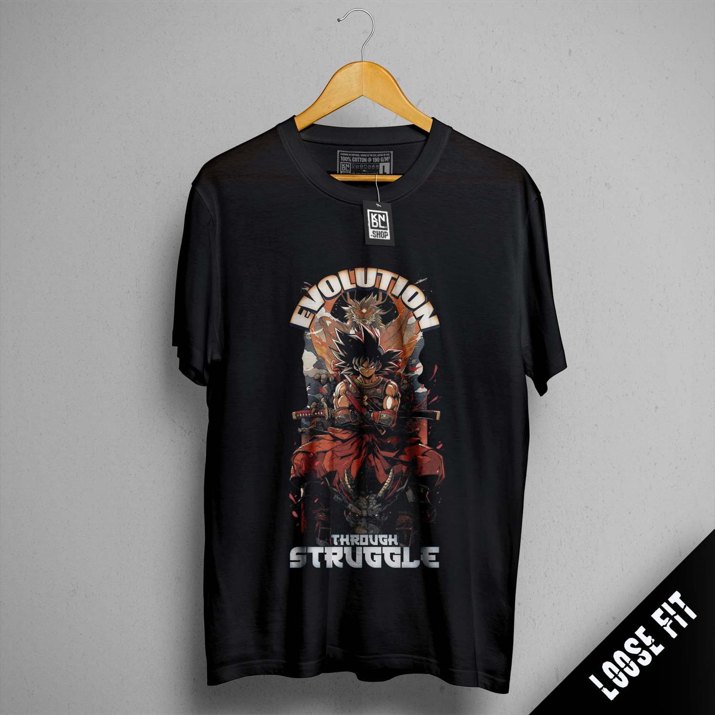 a black t - shirt with a movie poster on it