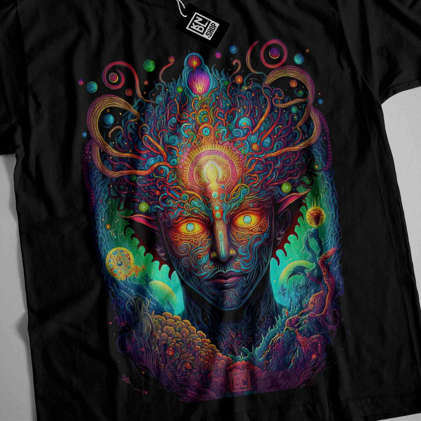 a t - shirt with an image of a woman's face