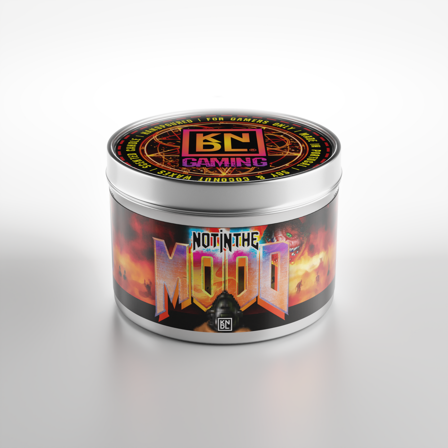 TIN NR 17 | NOT IN THE MOOD | DOOM INSPIRED SCENTED CANDLE