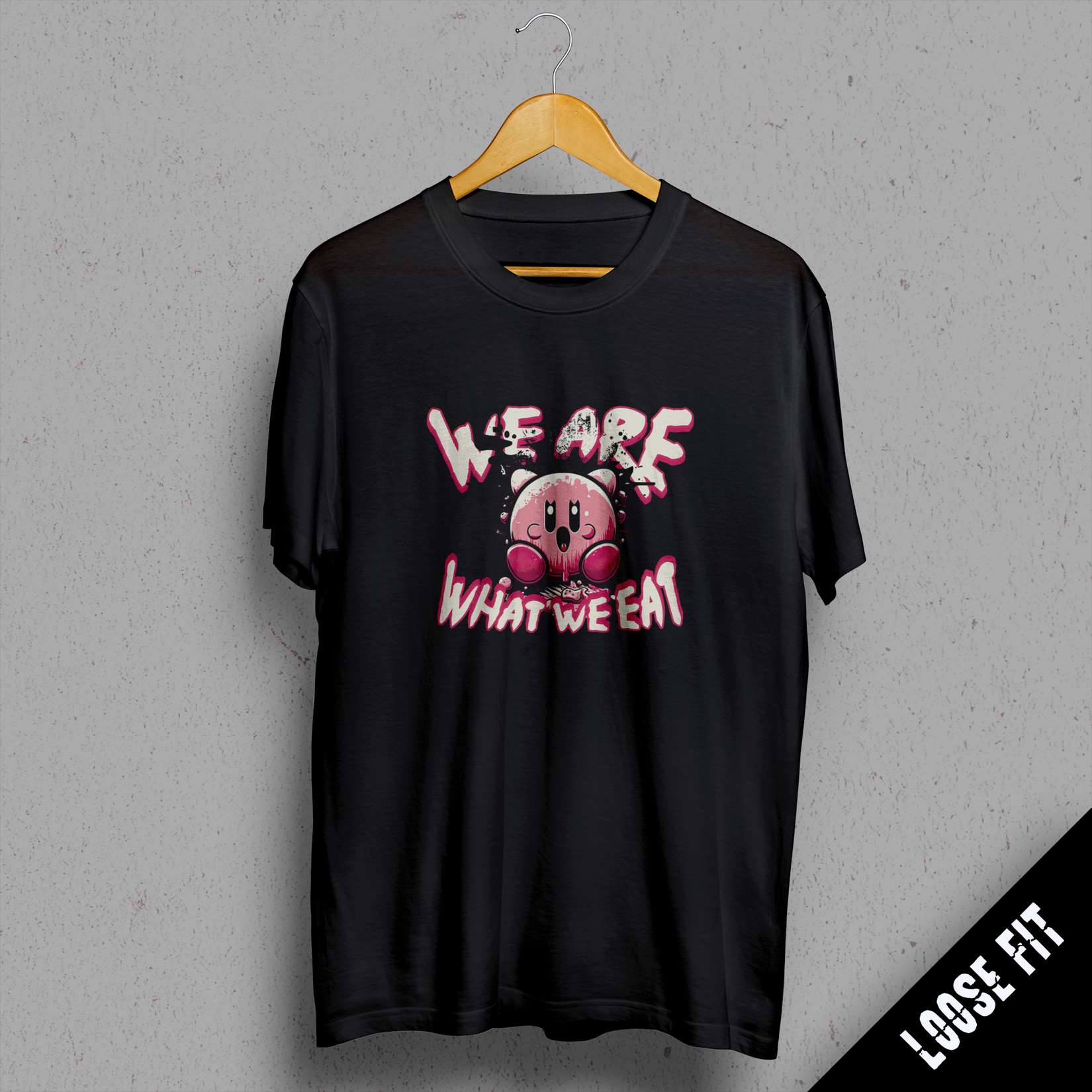 a t - shirt that says we are what we eat