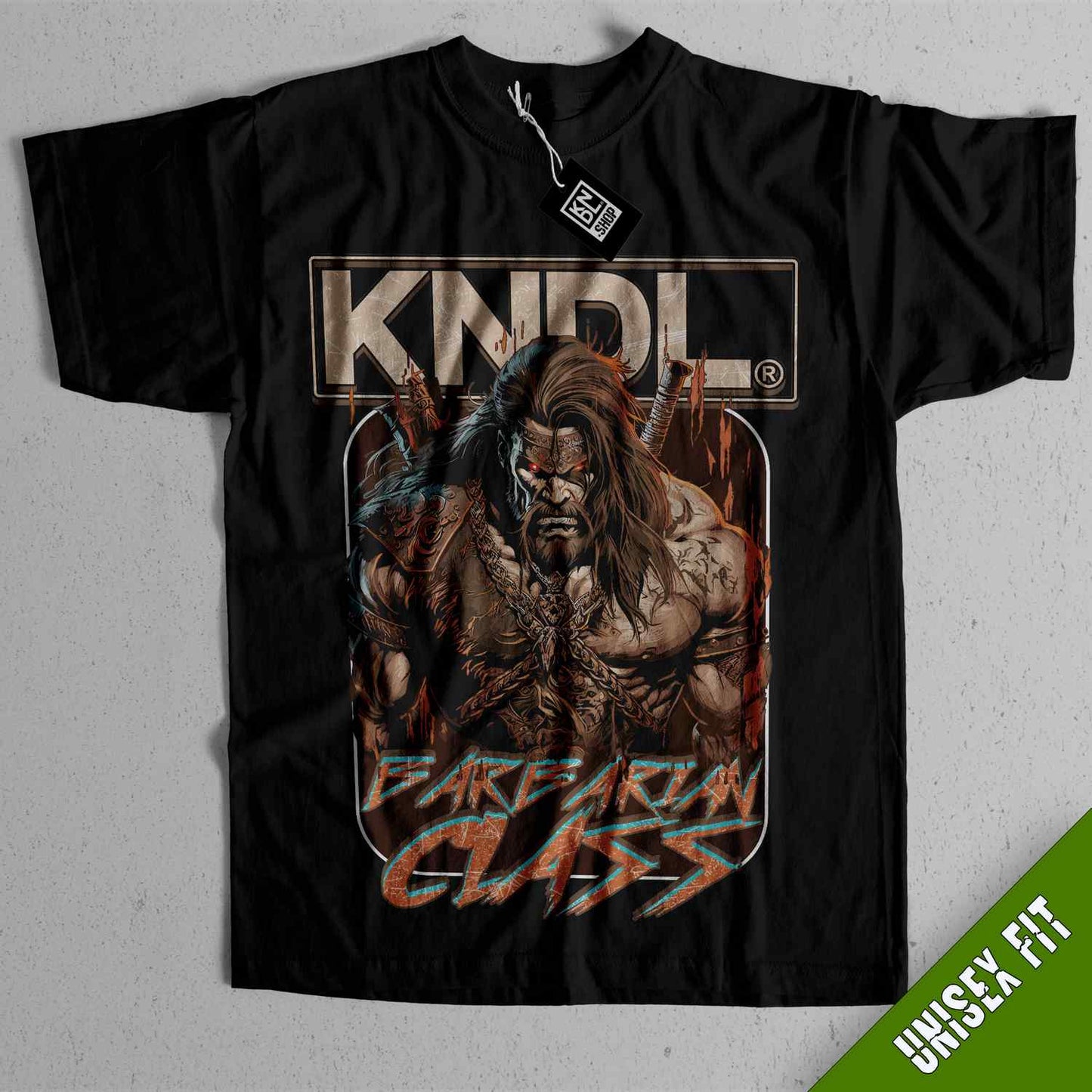 a black shirt with a picture of a wrestler on it