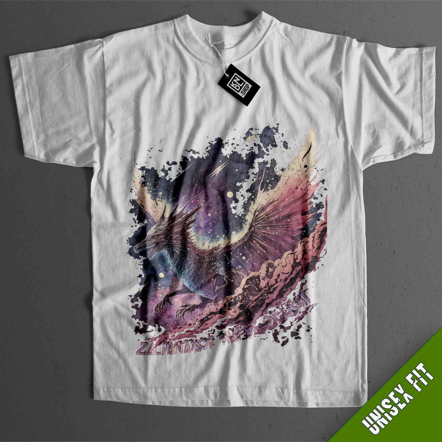 a t - shirt with an image of a bird on it