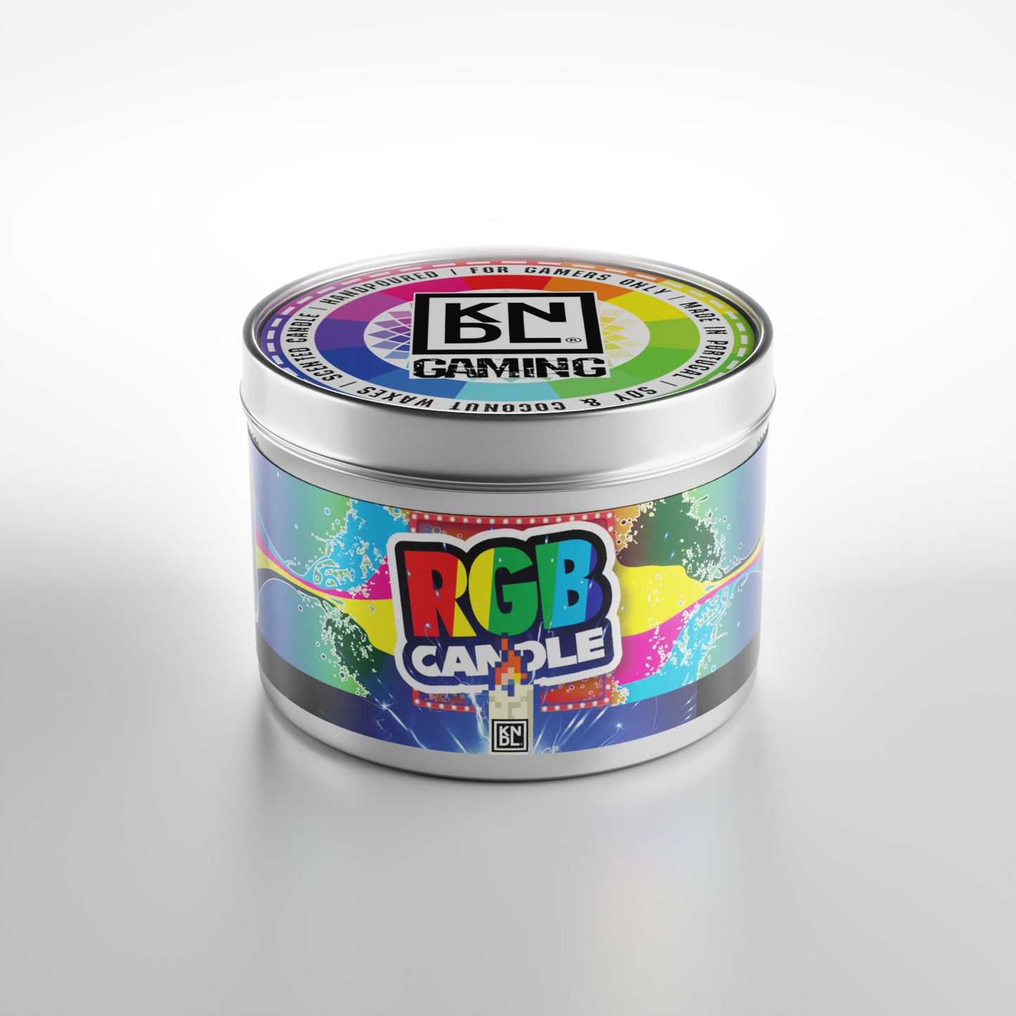 TIN NR 25 | RGB CANDLE | LED LIGHT INSPIRED SCENTED CANDLE