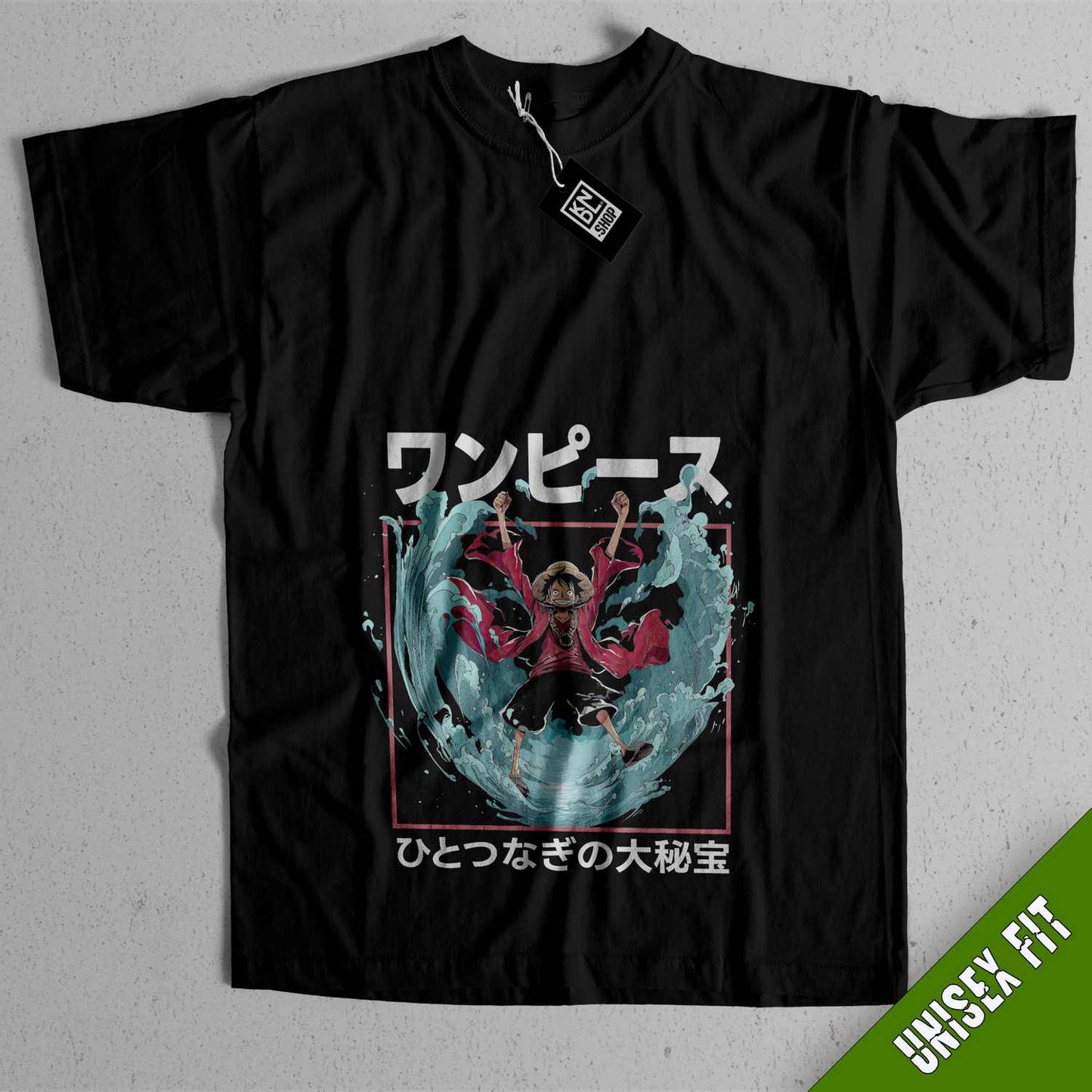 a black shirt with a picture of a demon on it