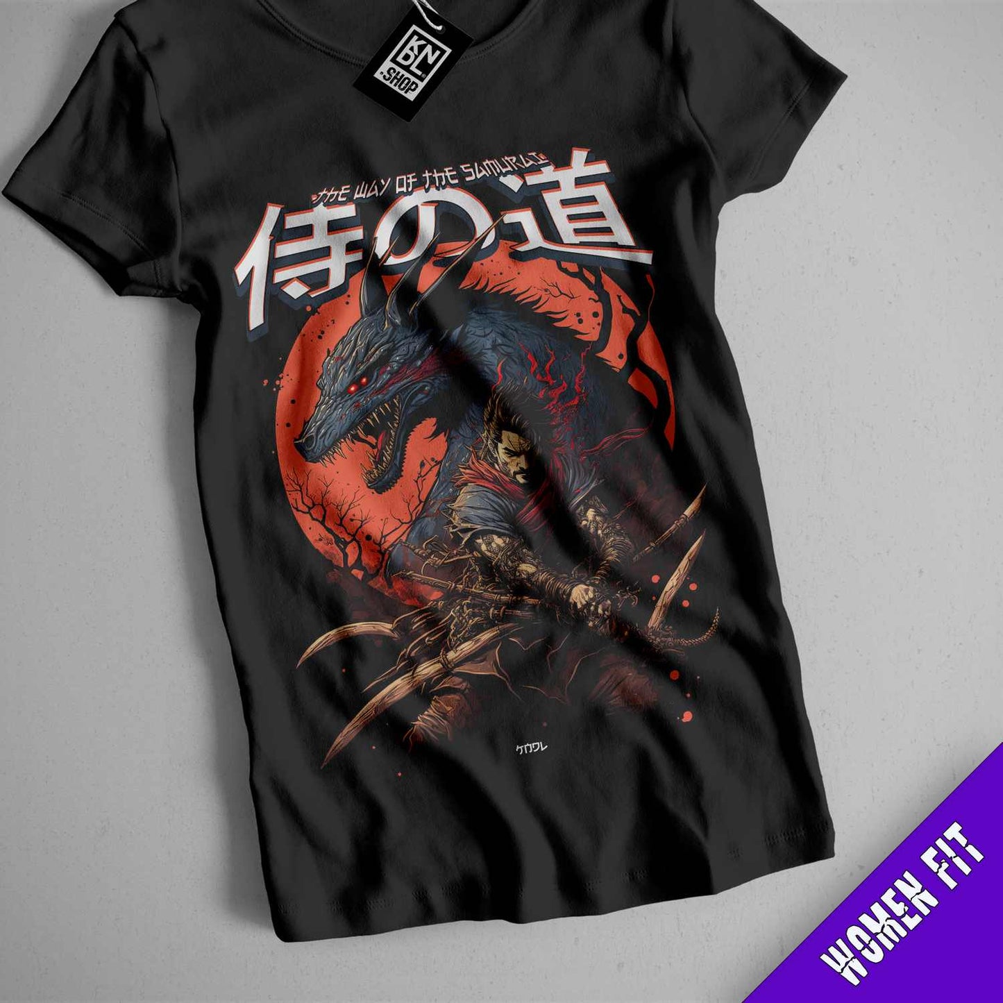 a black shirt with a dragon on it