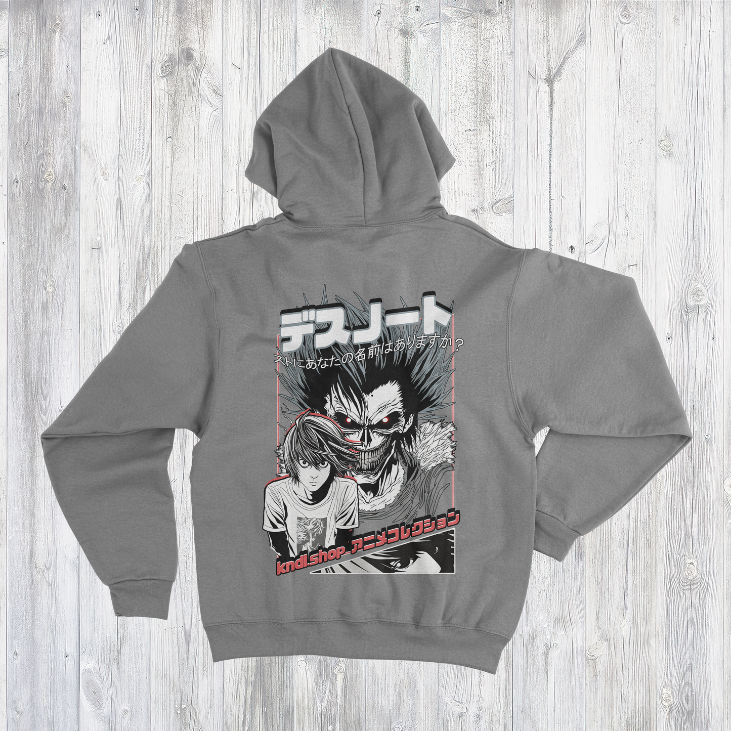NR 19 | INSPIRED BY DEATH NOTE ANIME MANGA | UNISEX HOODIE SWEATER | KANGAROO POCKETS | CVC