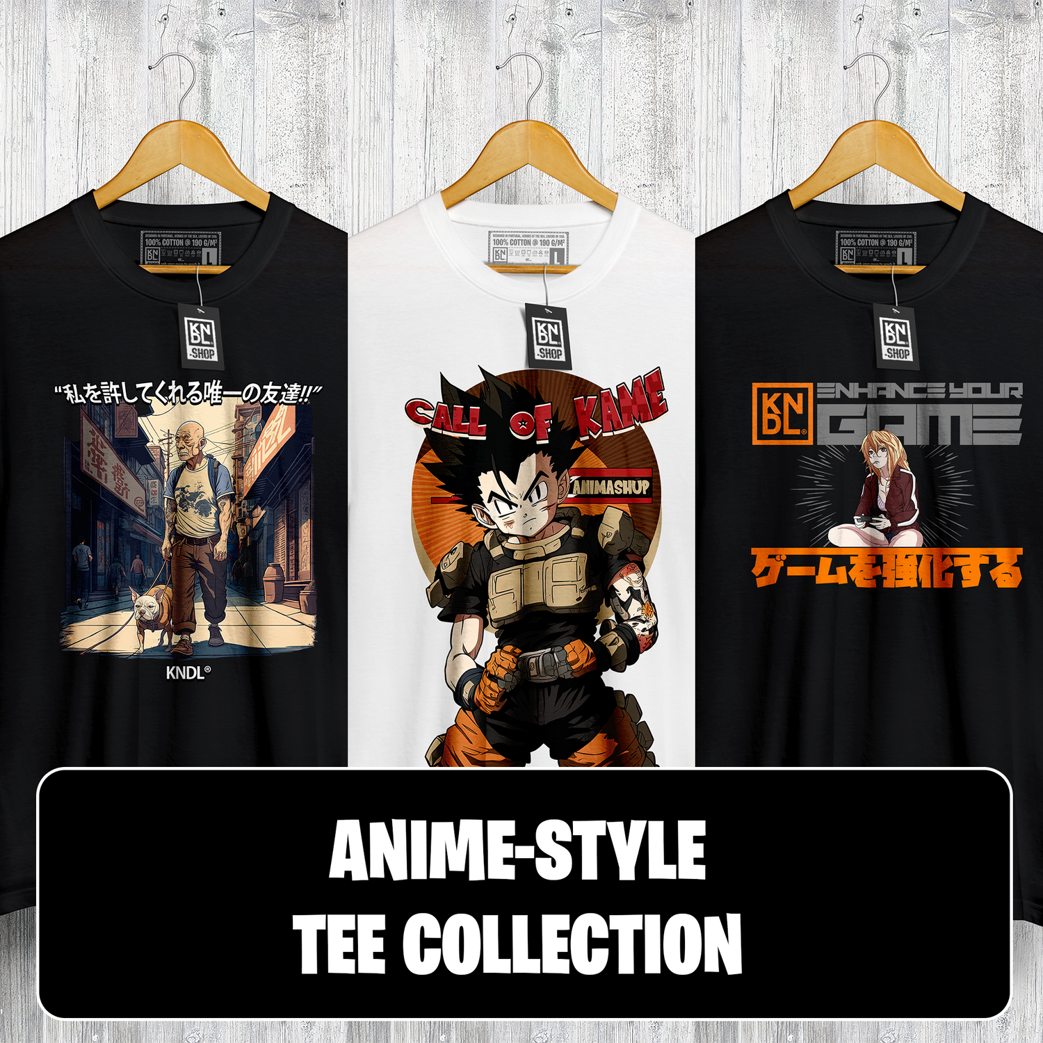 Anime-Style Tee Collection by KNDL®