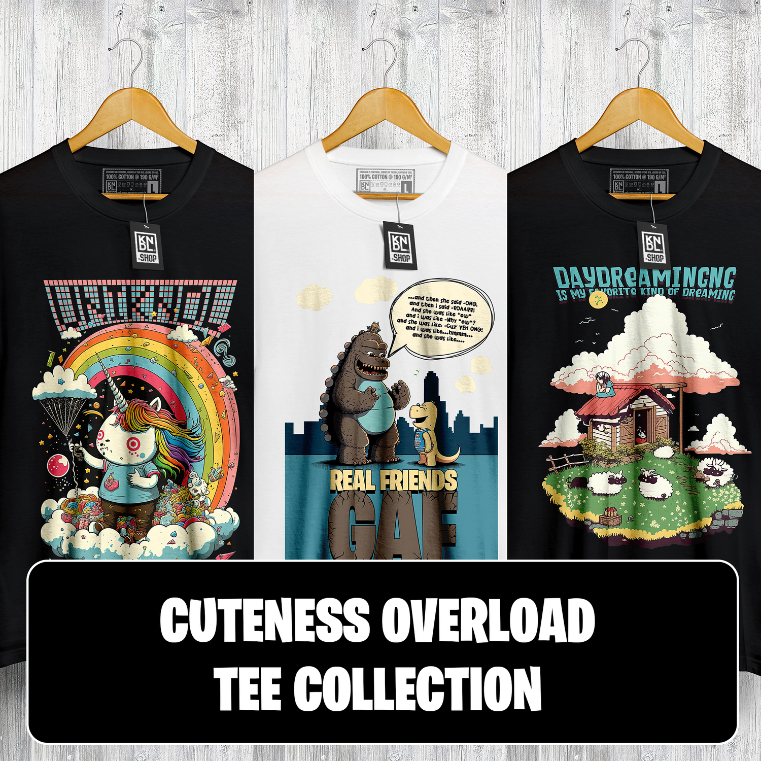 Cuteness Overload Tee Collection by KNDL®