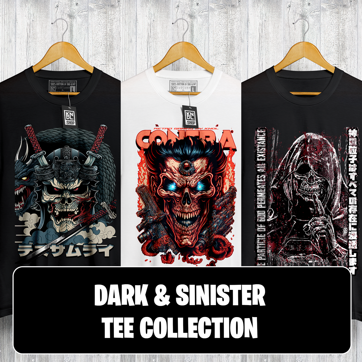 Dark & Sinister Tee Collection by KNDL®