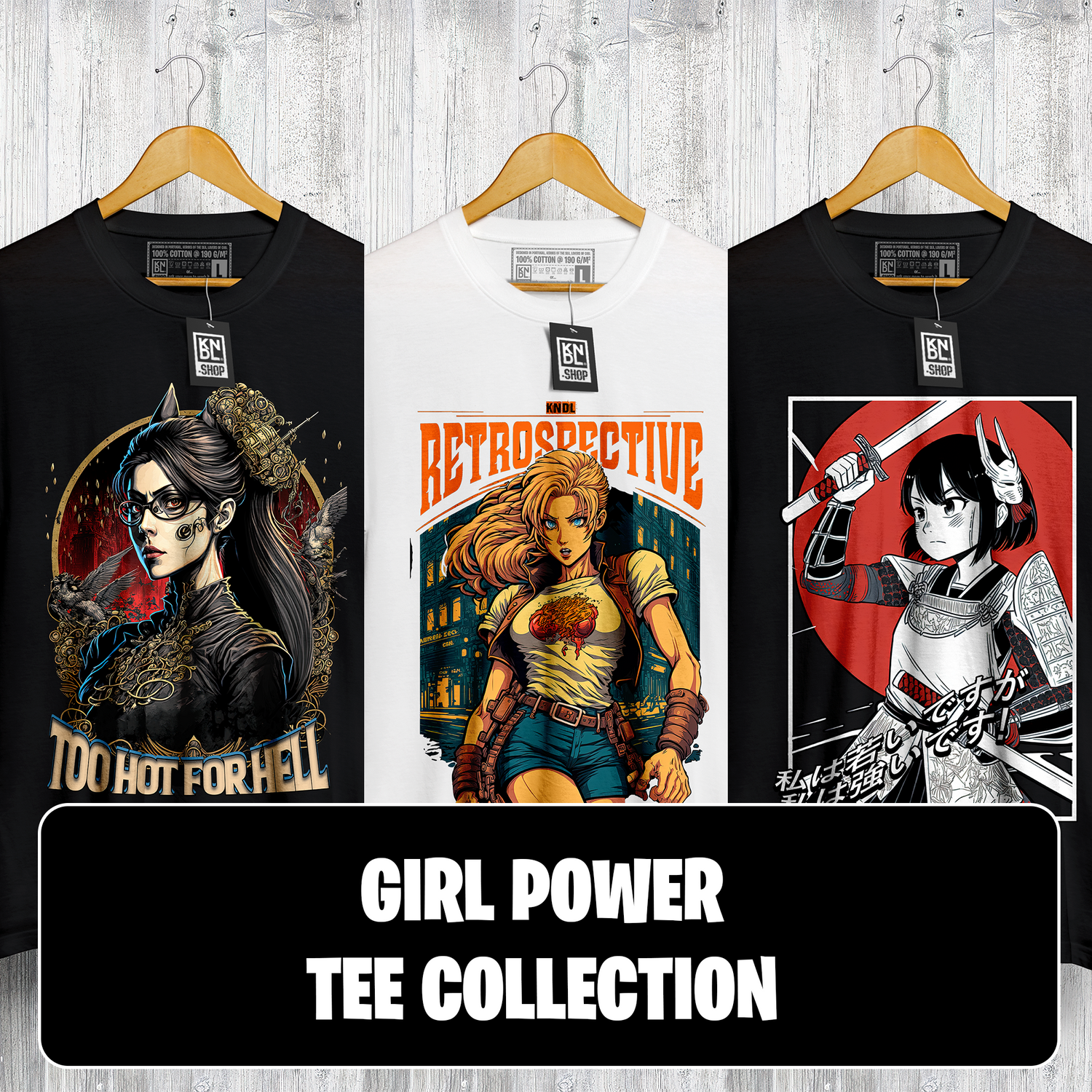 Girl Power Tee Collection by KNDL®