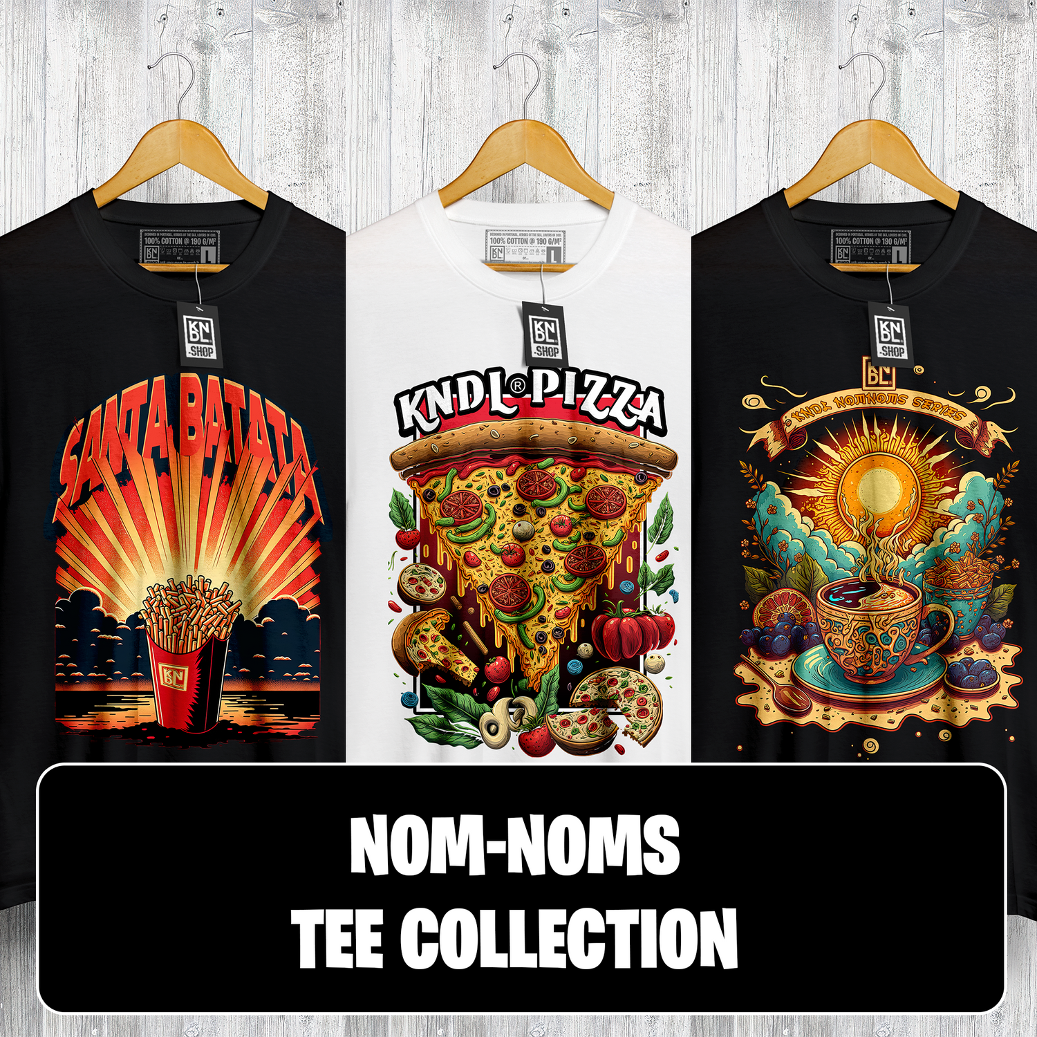NOM-NOMS Tee Collection by KNDL®
