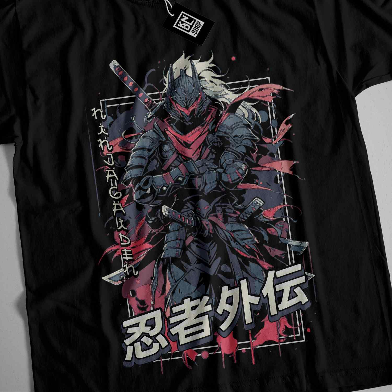 a t - shirt with an image of a knight holding a sword