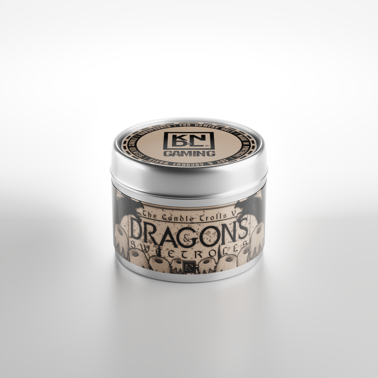 TIN NR 09 | DRAGONS & SWEETROLLS | SKYRIM INSPIRED SCENTED CANDLE