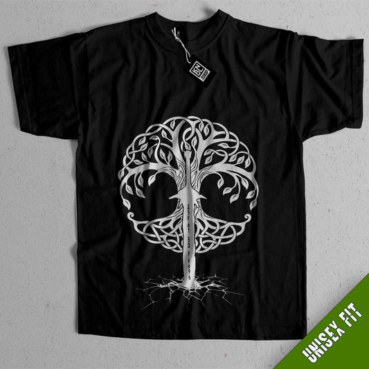 a t - shirt with a tree of life on it