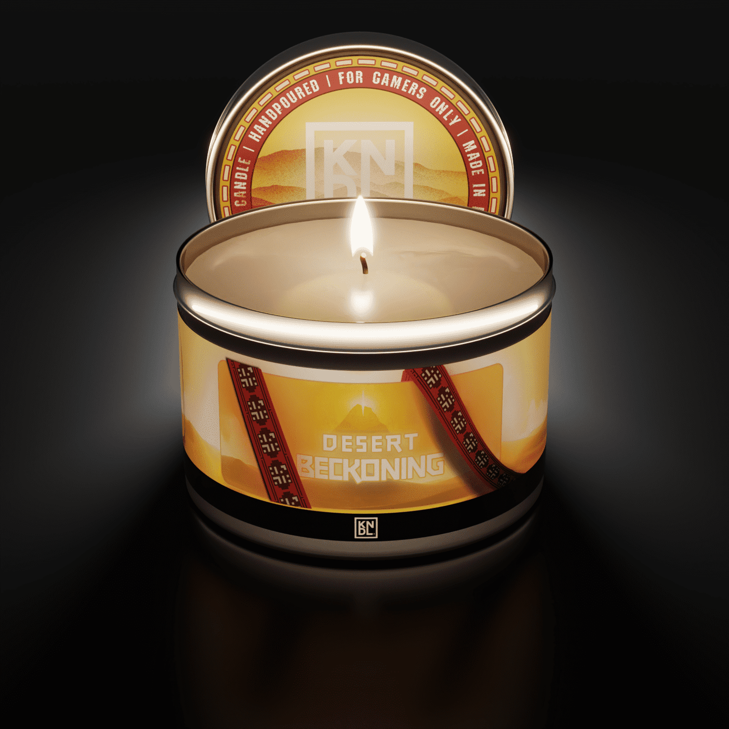 TIN NR 08 | DESERT BECKONING | JOURNEY INSPIRED SCENTED CANDLE